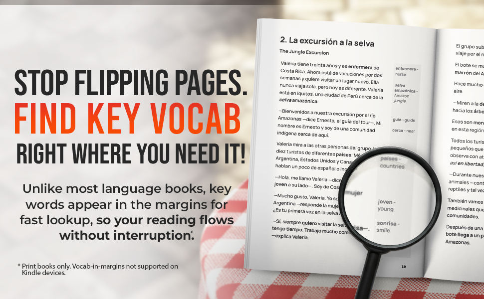 Short Stories in Spanish For Beginner Learners: Quickly Improve Your Reading, Speaking, and Confidence in Spanish the Fun Way — with  Powerful Vocab Tools and Exercises